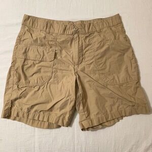 Columbia‎ Women's 34W 8 Beige Cotton Blend Casual Outdoor Hiking Shorts Active